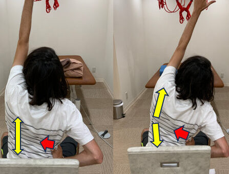Client from United States: Schroth scoliosis exercise. 　米国ニュージャージー州からシュロス側弯体操にクライアント様が来日されました。