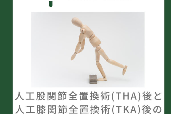 人工股関節全置換術(THA)後と人工膝関節全置換術(TKA)後の転倒のリスク因子について