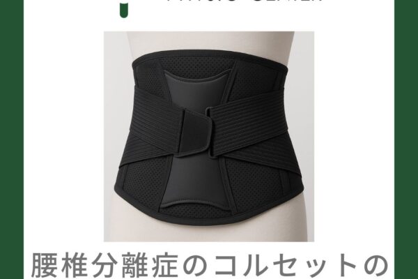腰椎分離症のコルセットの役割と使用のポイント