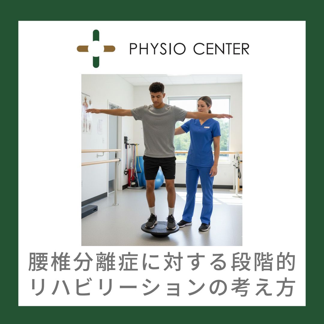 腰椎分離症に対するリハビリテーションの考え方