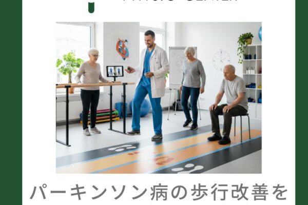 パーキンソン病の歩行改善をテーマにしたエクササイズ