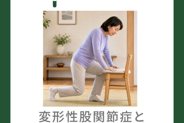 変形性股関節症と床からの立ち上がりの方法