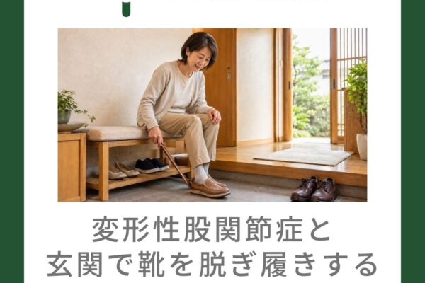 変形性股関節症と玄関で靴を脱ぎ履きするときの身体の使い方